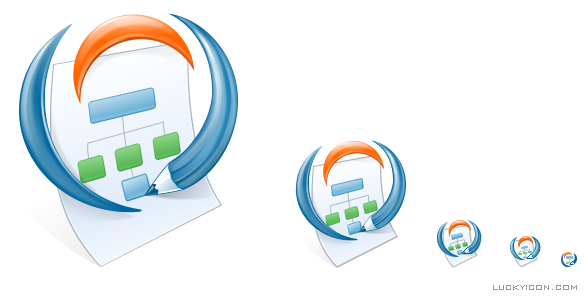 Product icon in Vista style for Script Developer by Altitude Software
