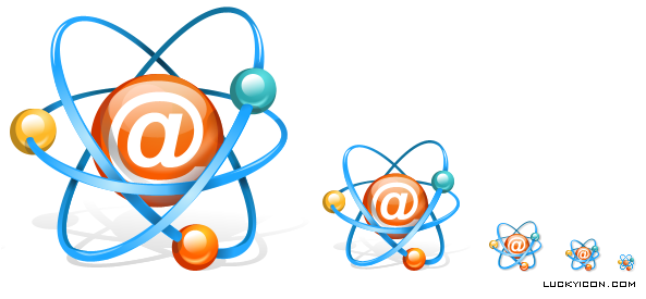 Product icon in Vista style for Atomic Email Studio by AtomPark Software