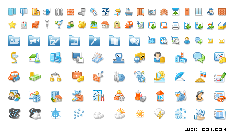 Set of icons for web-portal Samara 24