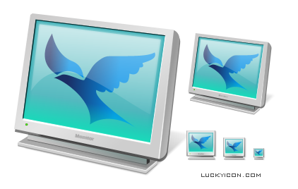 Product icon in Vista style for ScreenVirtuoso by Fox Magic Software