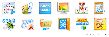 Set of icons for SeoChases web forum
