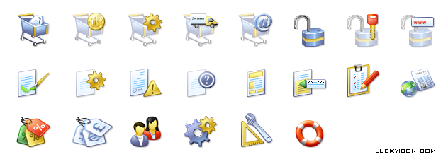 Icons for website WinShop